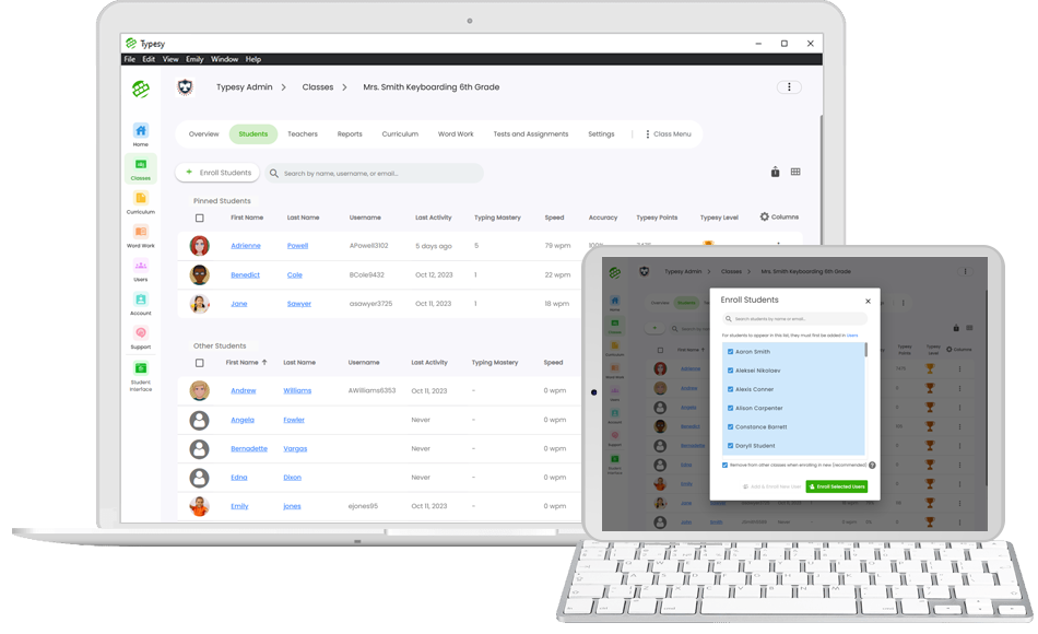 Easy online admin