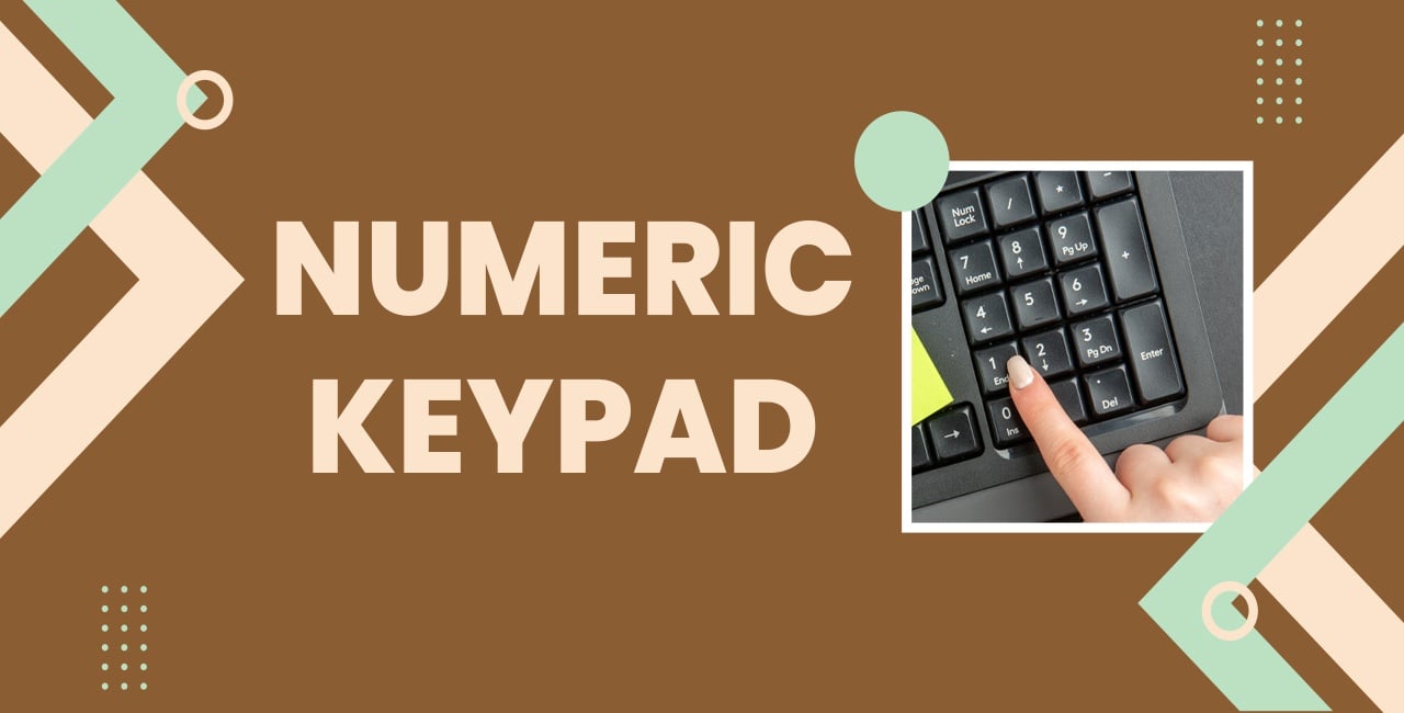 Typing courses based around the numpad