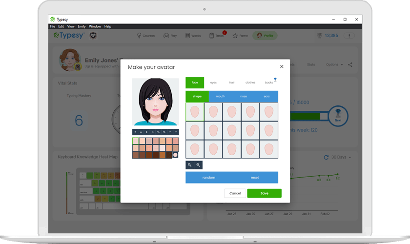 Build avatars